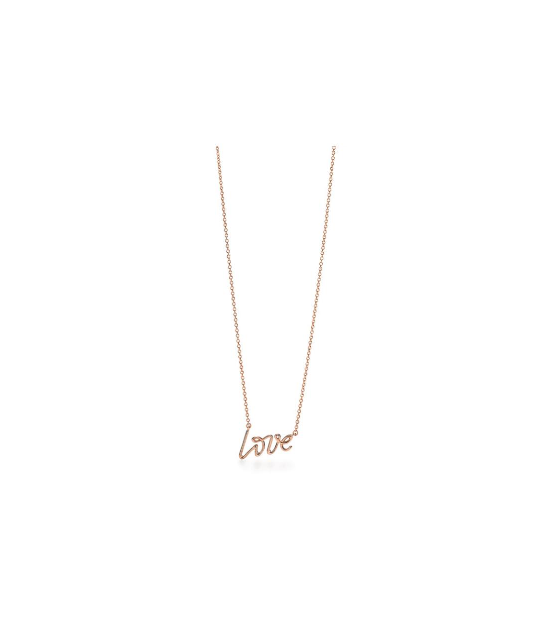 TIFFANY&CO Золотая подвеска из розового золота, фото 2