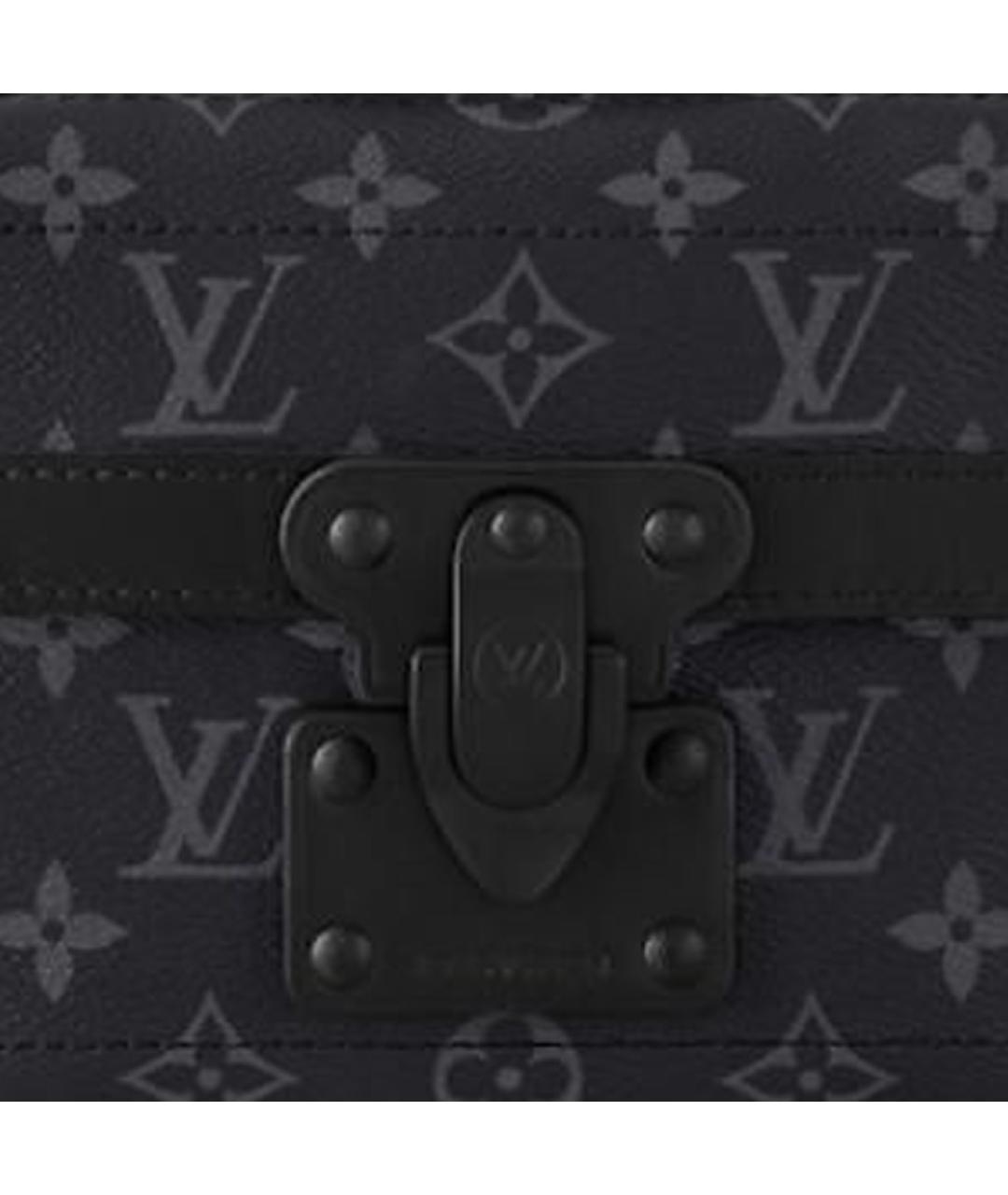LOUIS VUITTON Черная сумка на плечо, фото 4