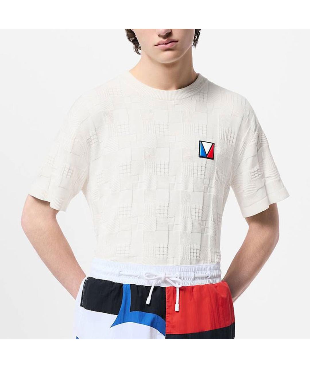 LOUIS VUITTON Белая футболка, фото 2