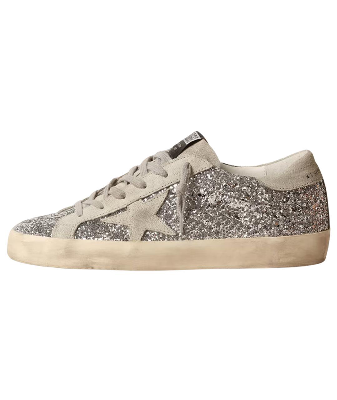 GOLDEN GOOSE DELUXE BRAND Серебряные кеды, фото 2
