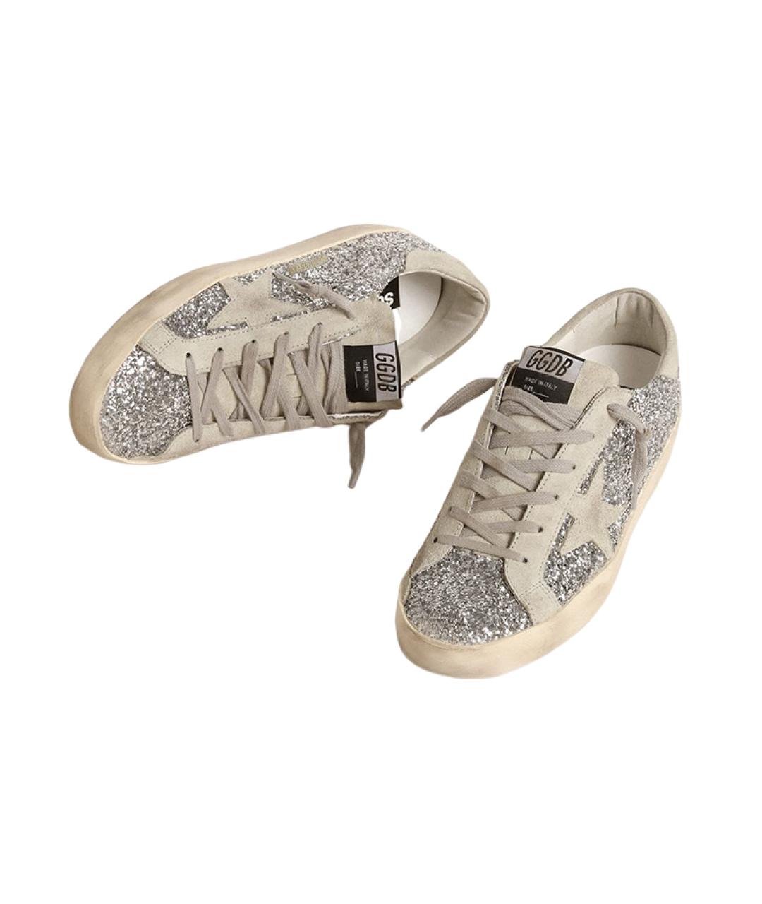 GOLDEN GOOSE DELUXE BRAND Серебряные кеды, фото 3