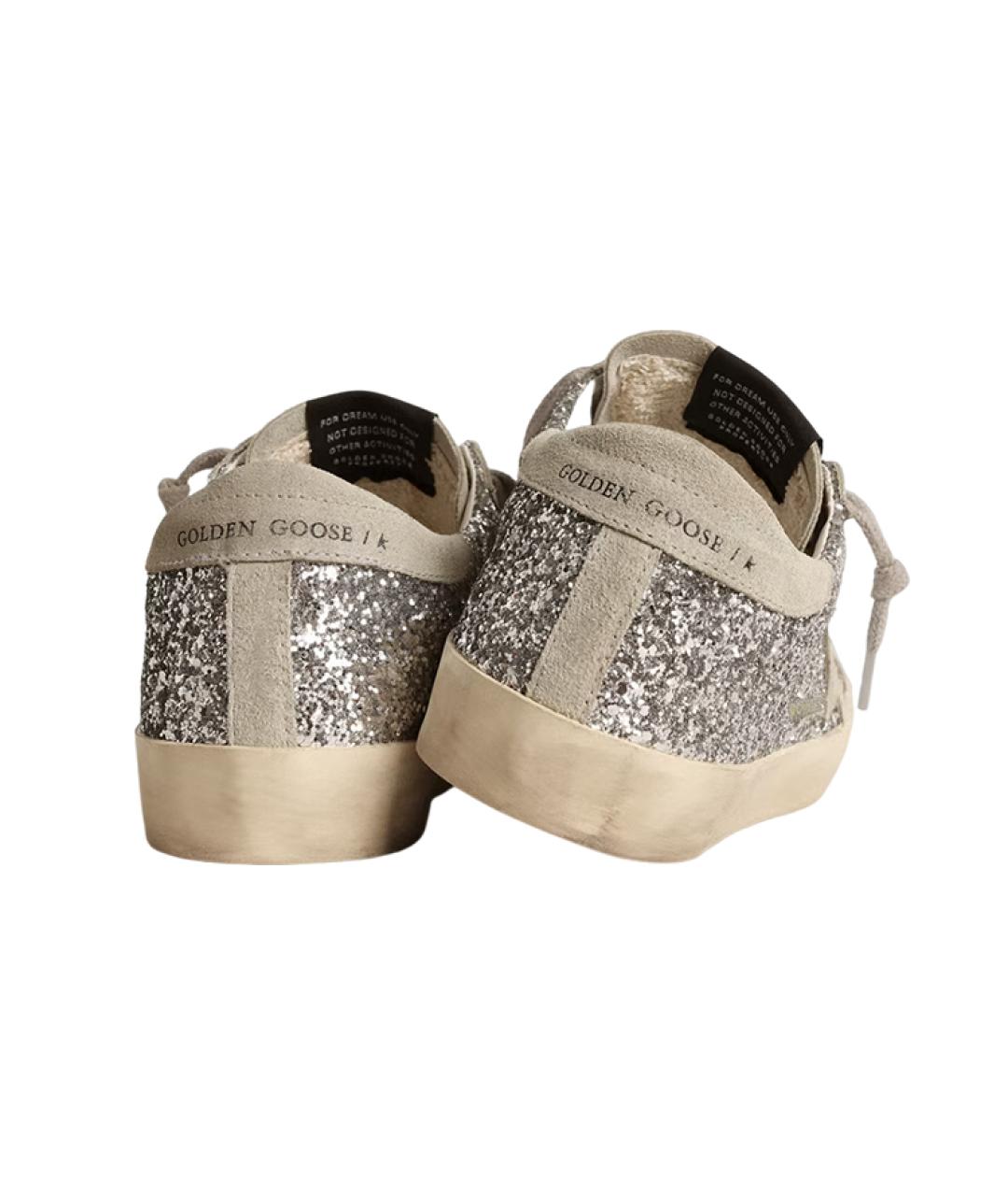 GOLDEN GOOSE DELUXE BRAND Серебряные кеды, фото 4