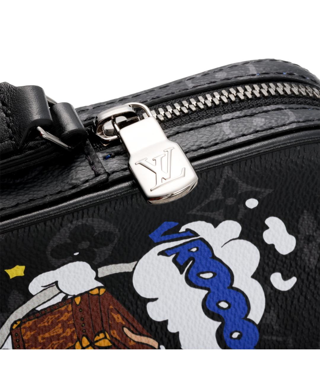 LOUIS VUITTON Черная сумка на плечо, фото 7