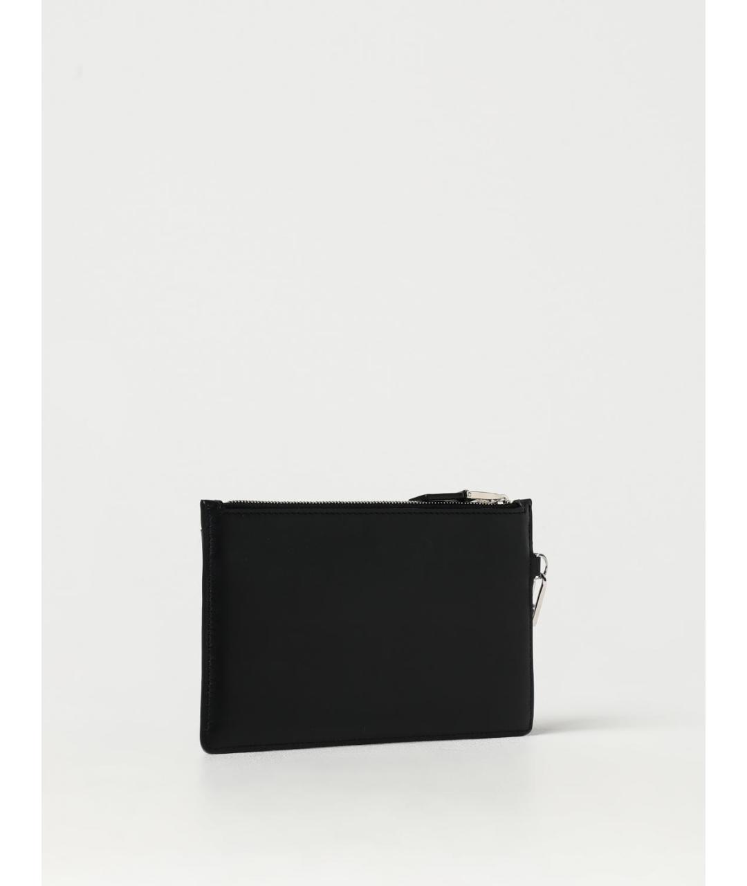 MAX MARA Черный кожаный кошелек, фото 3