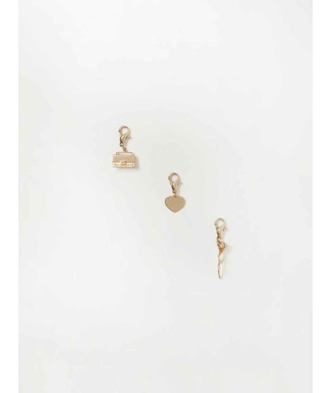 GOLDEN GOOSE DELUXE BRAND Золотой брелок, фото 4