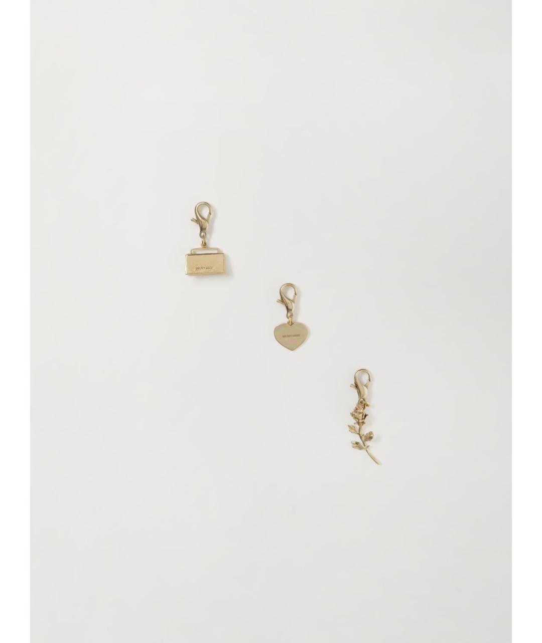 GOLDEN GOOSE DELUXE BRAND Золотой брелок, фото 3