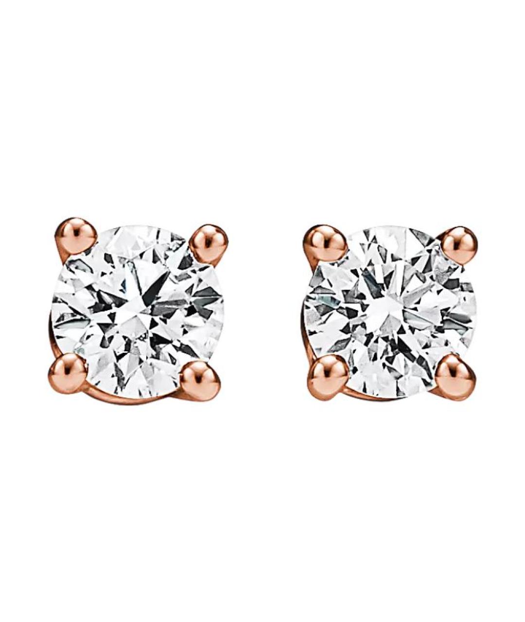 TIFFANY&CO Золотые серьги из розового золота, фото 1
