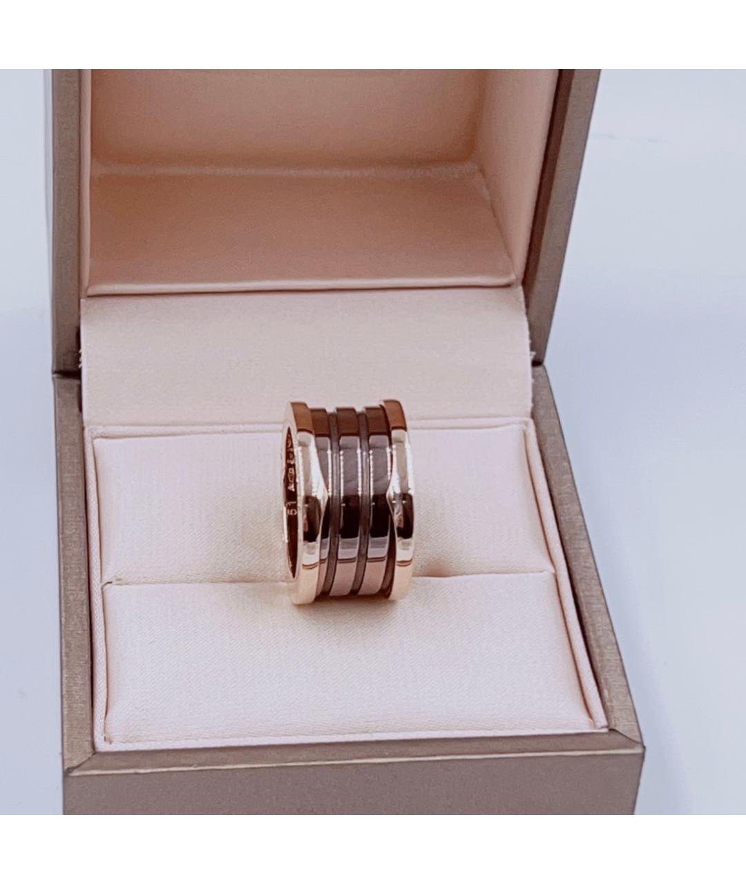 BVLGARI Коричневое кольцо из розового золота, фото 3
