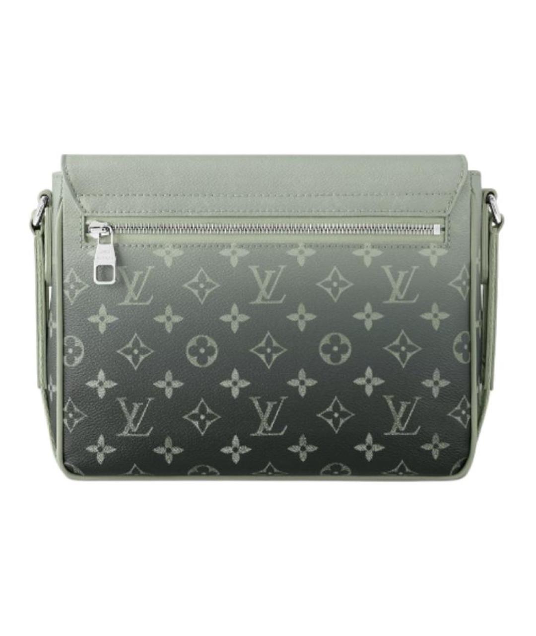 LOUIS VUITTON Салатовая кожаная сумка через плечо, фото 2