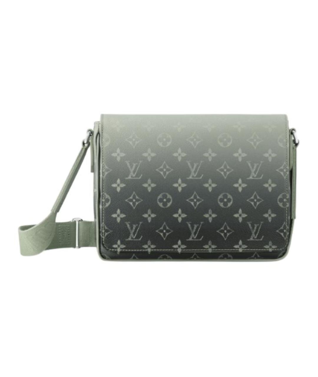 LOUIS VUITTON Салатовая кожаная сумка через плечо, фото 1
