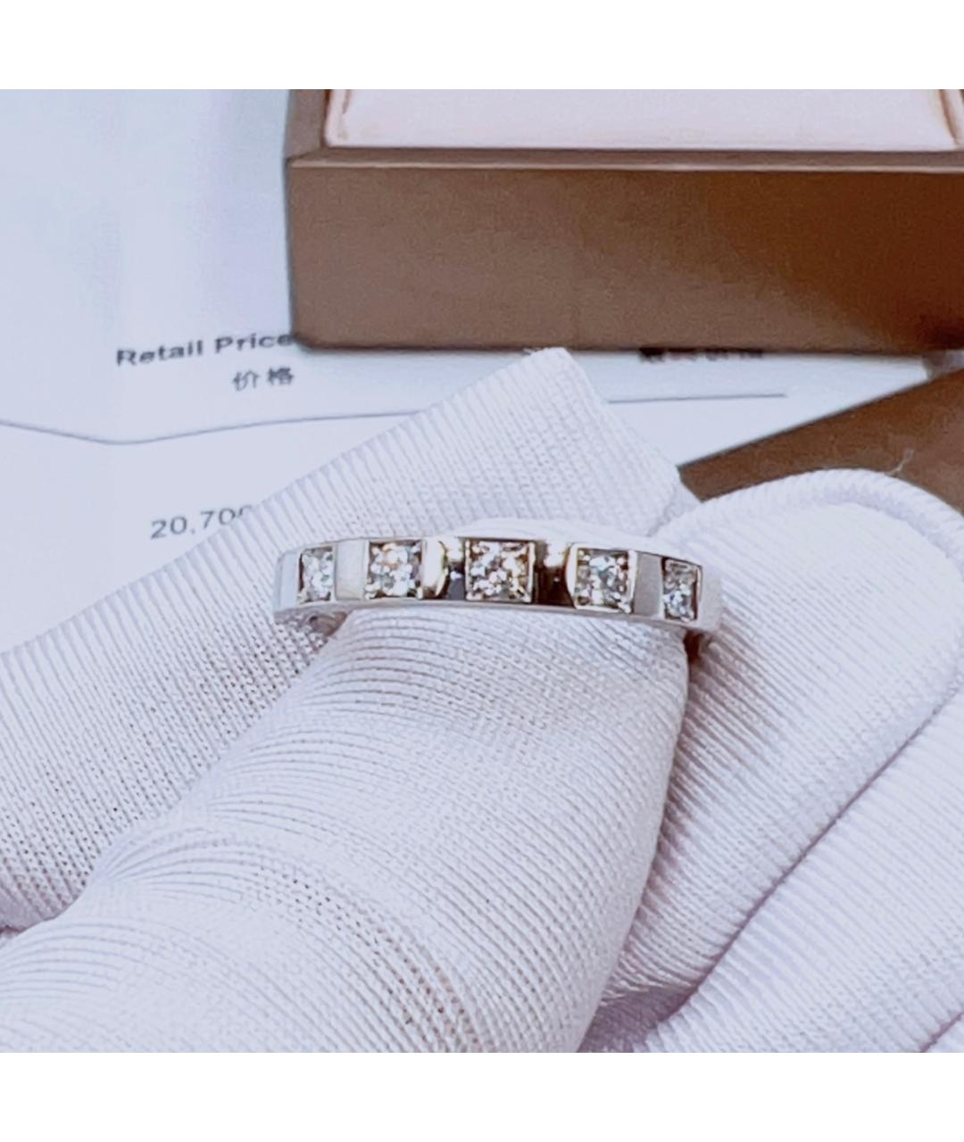 BVLGARI Белое кольцо из белого золота, фото 8