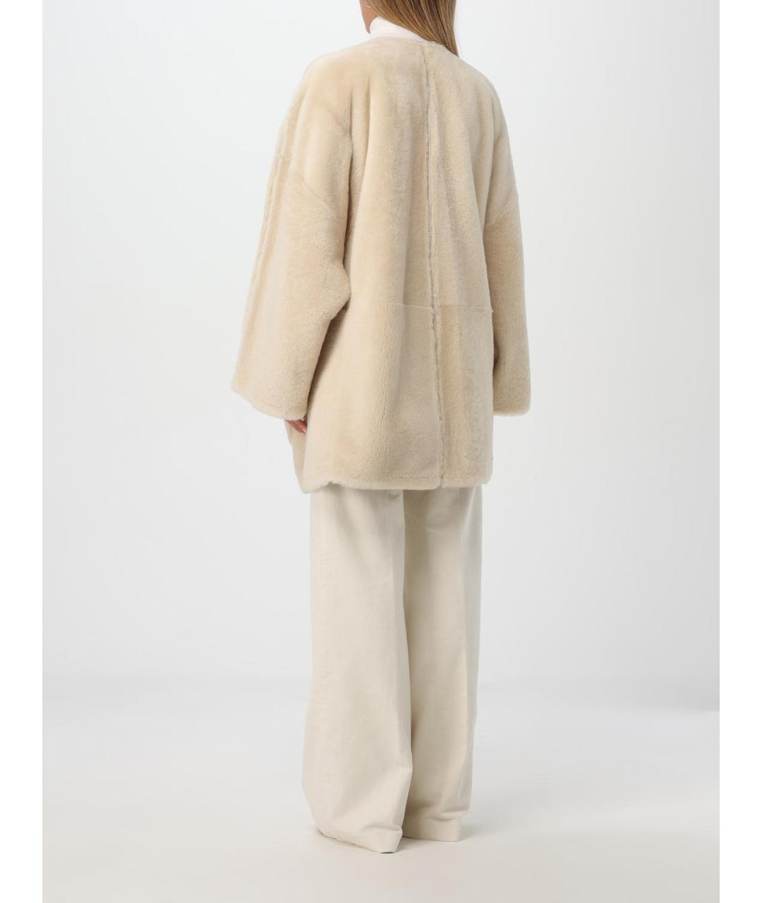 MAX MARA Бежевое пальто, фото 4
