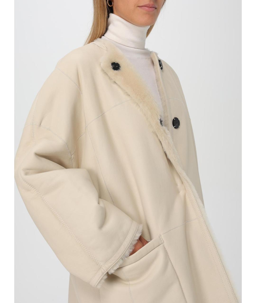 MAX MARA Бежевое пальто, фото 6