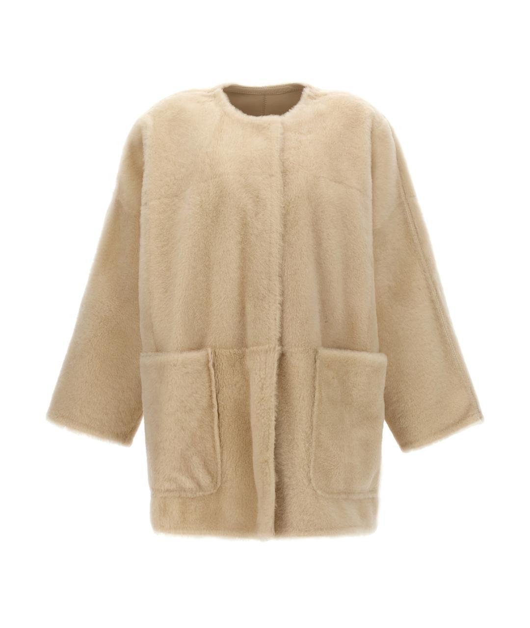 MAX MARA Бежевое пальто, фото 1