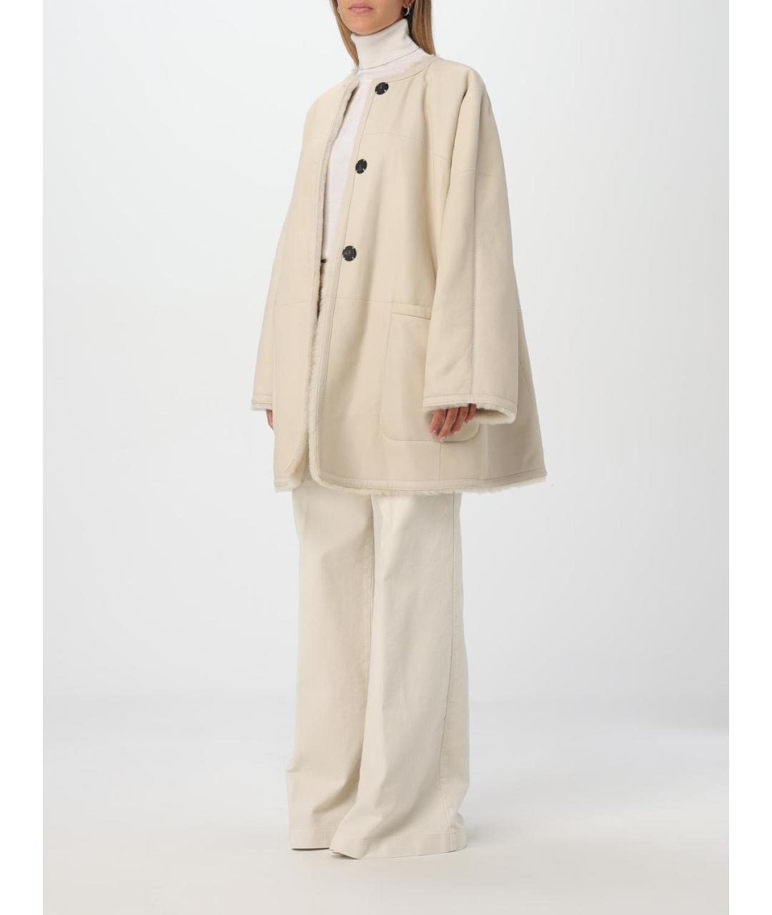 MAX MARA Бежевое пальто, фото 5