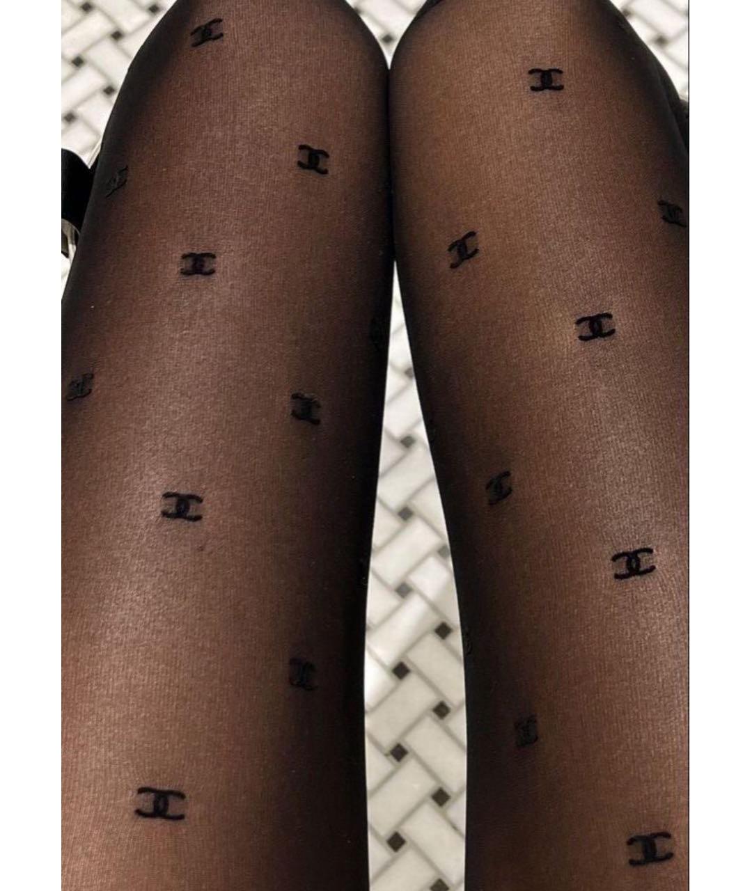 CHANEL Черные носки, чулки и колготы, фото 2