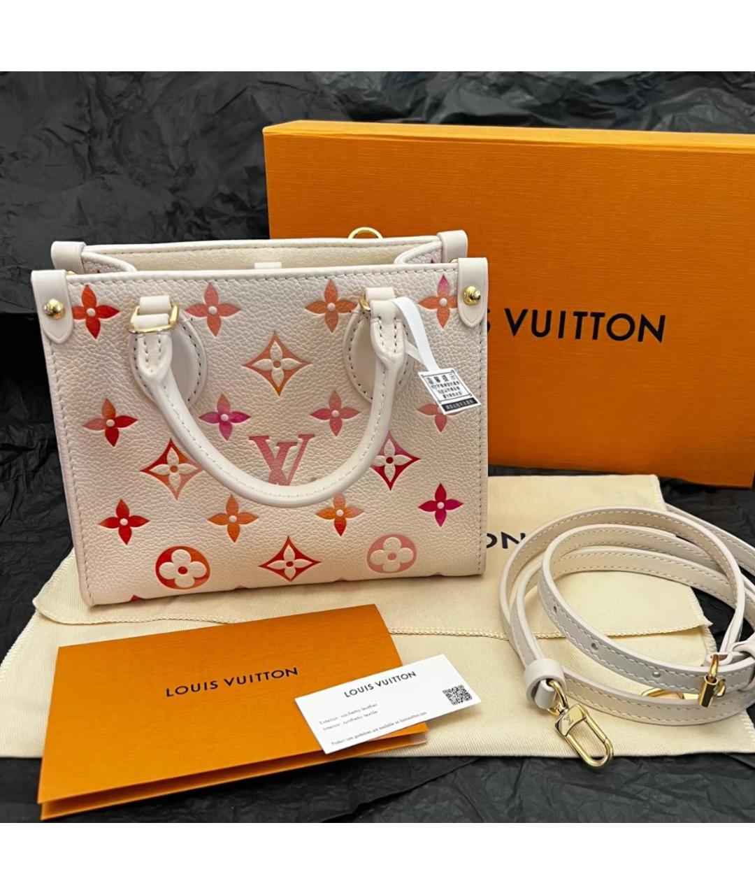 LOUIS VUITTON Белая сумка тоут, фото 2