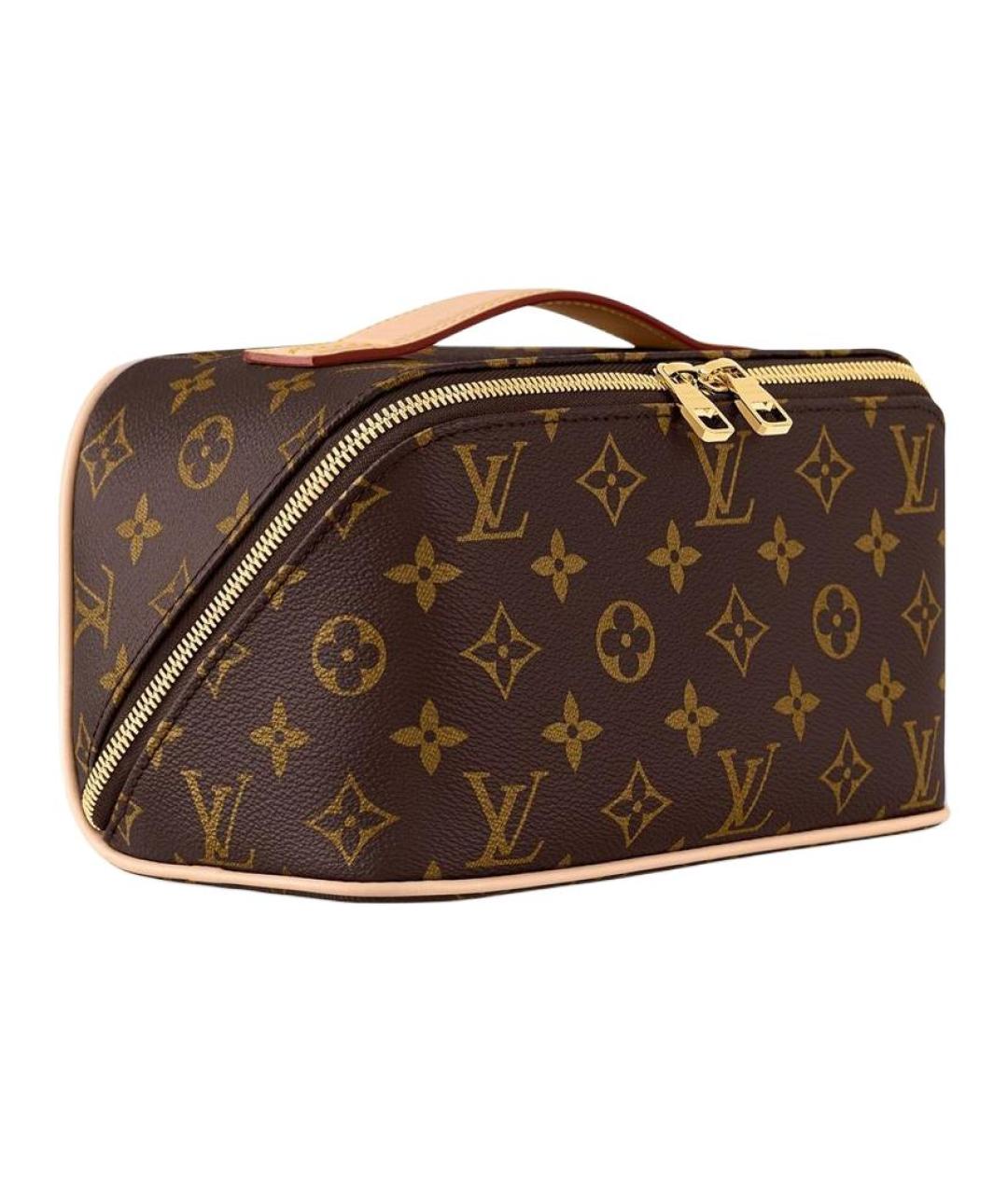 LOUIS VUITTON Коричневая косметичка, фото 2