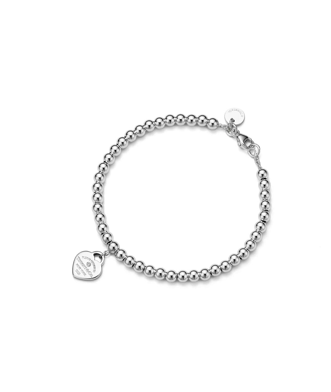 TIFFANY&CO Розовый серебряный браслет, фото 2