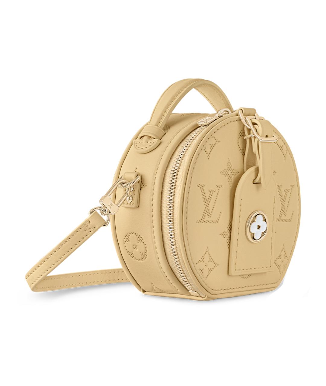 LOUIS VUITTON Желтая кожаная сумка через плечо, фото 2