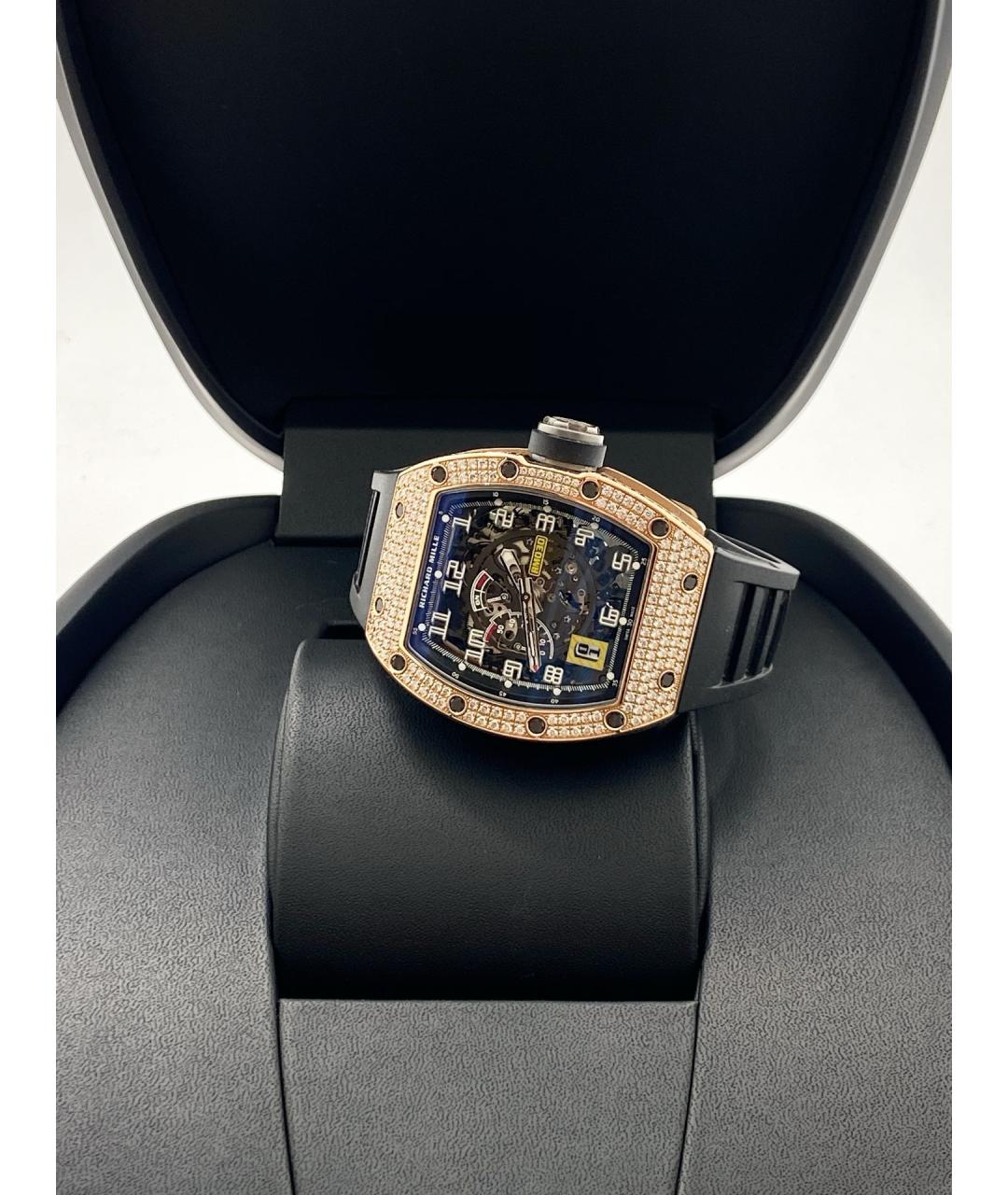 Richard Mille Синие часы из розового золота, фото 6