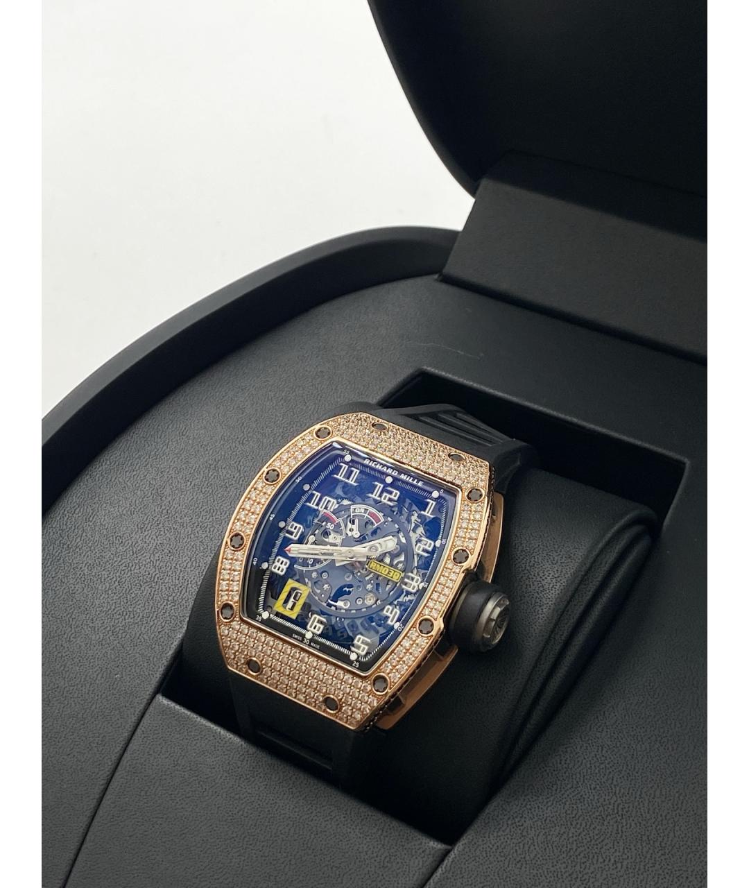 Richard Mille Синие часы из розового золота, фото 7