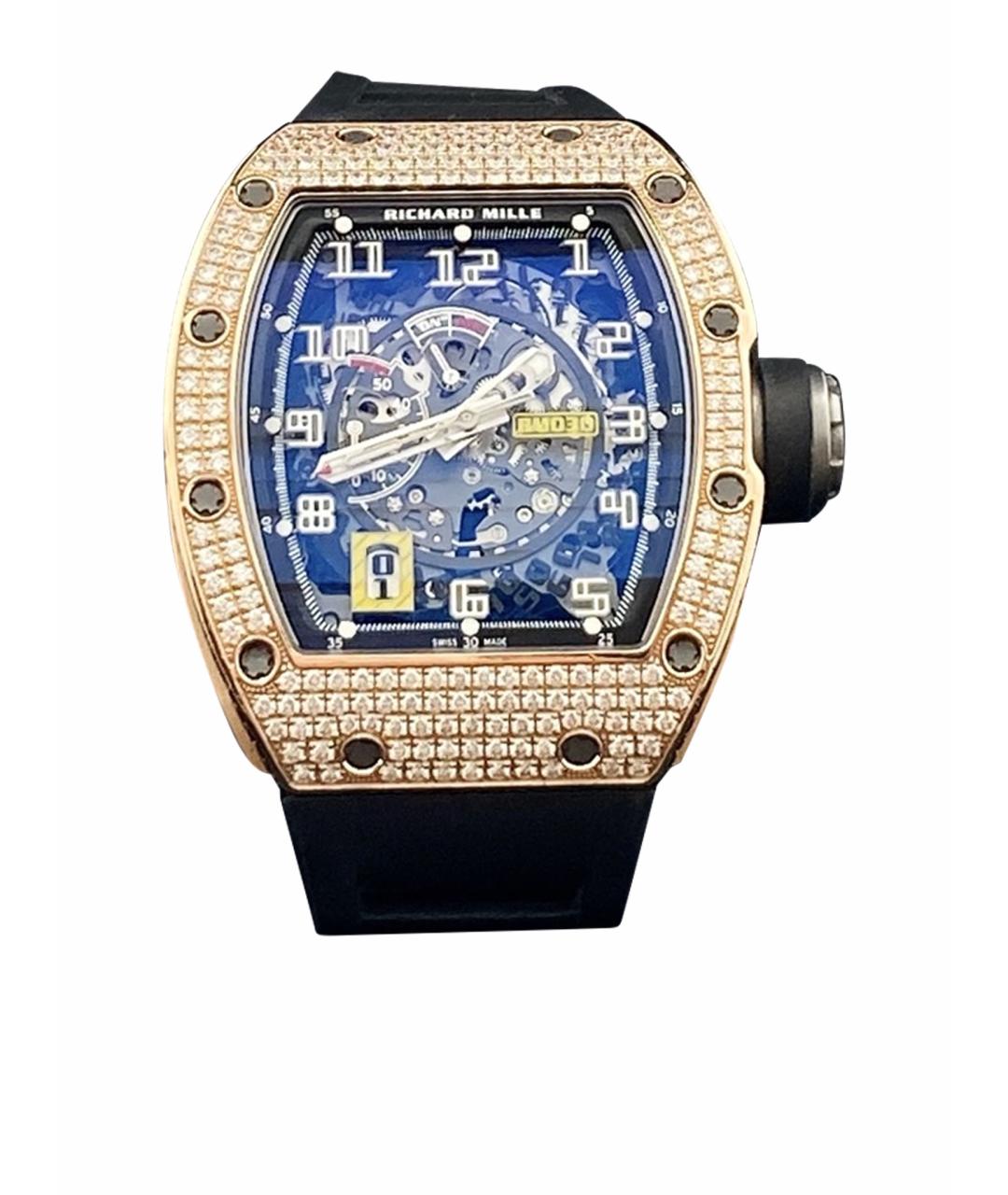 Richard Mille Синие часы из розового золота, фото 1