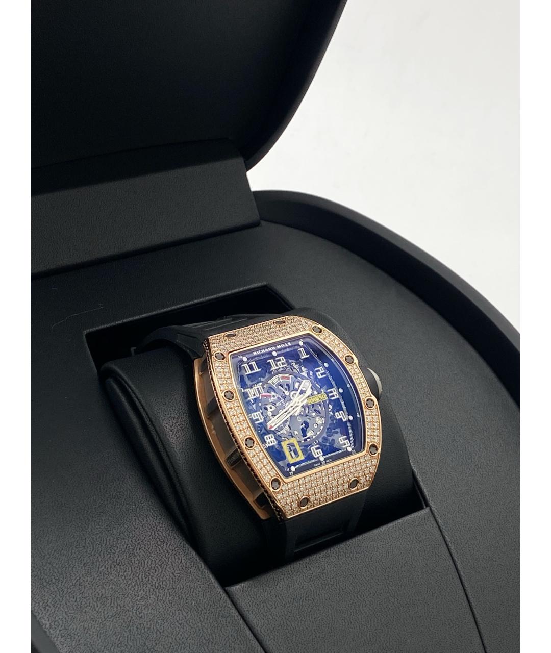 Richard Mille Синие часы из розового золота, фото 3