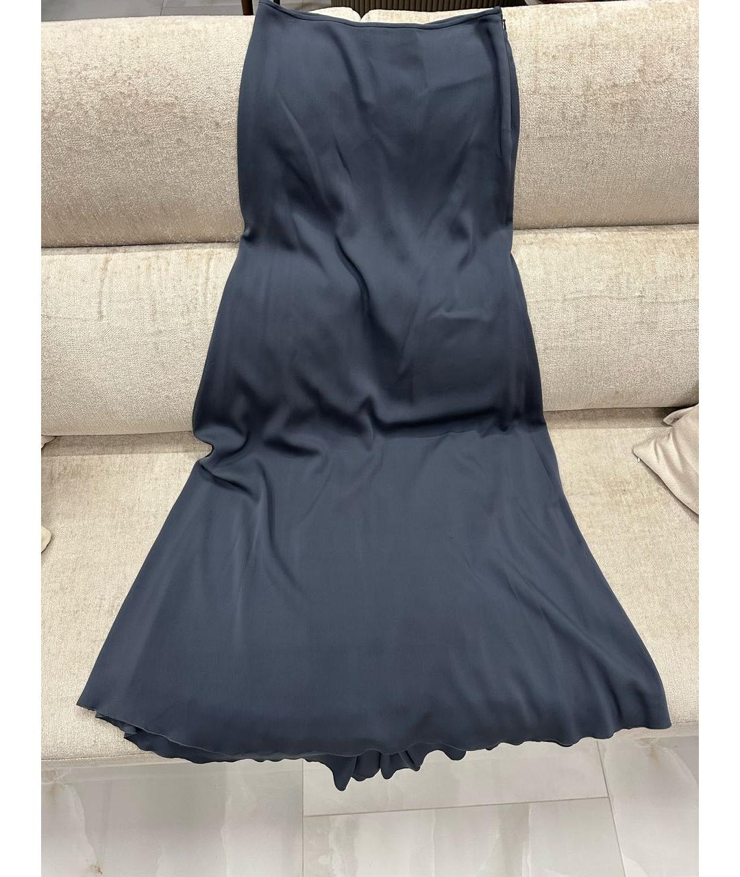 ALEXANDER TEREKHOV Серая юбка макси, фото 2