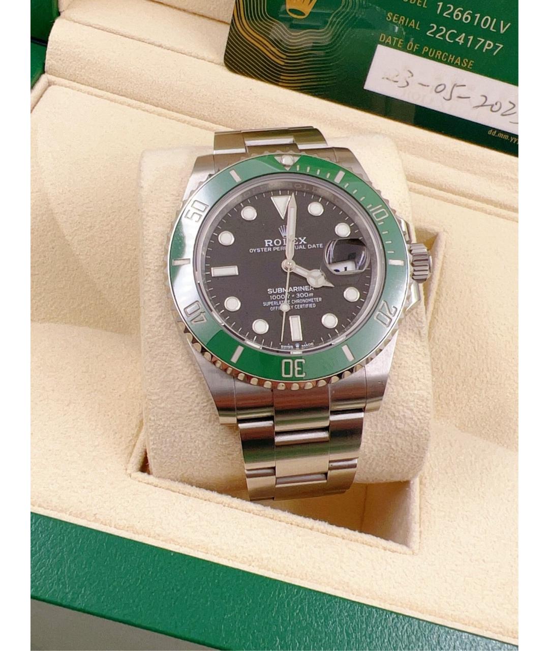 ROLEX Черные часы, фото 4