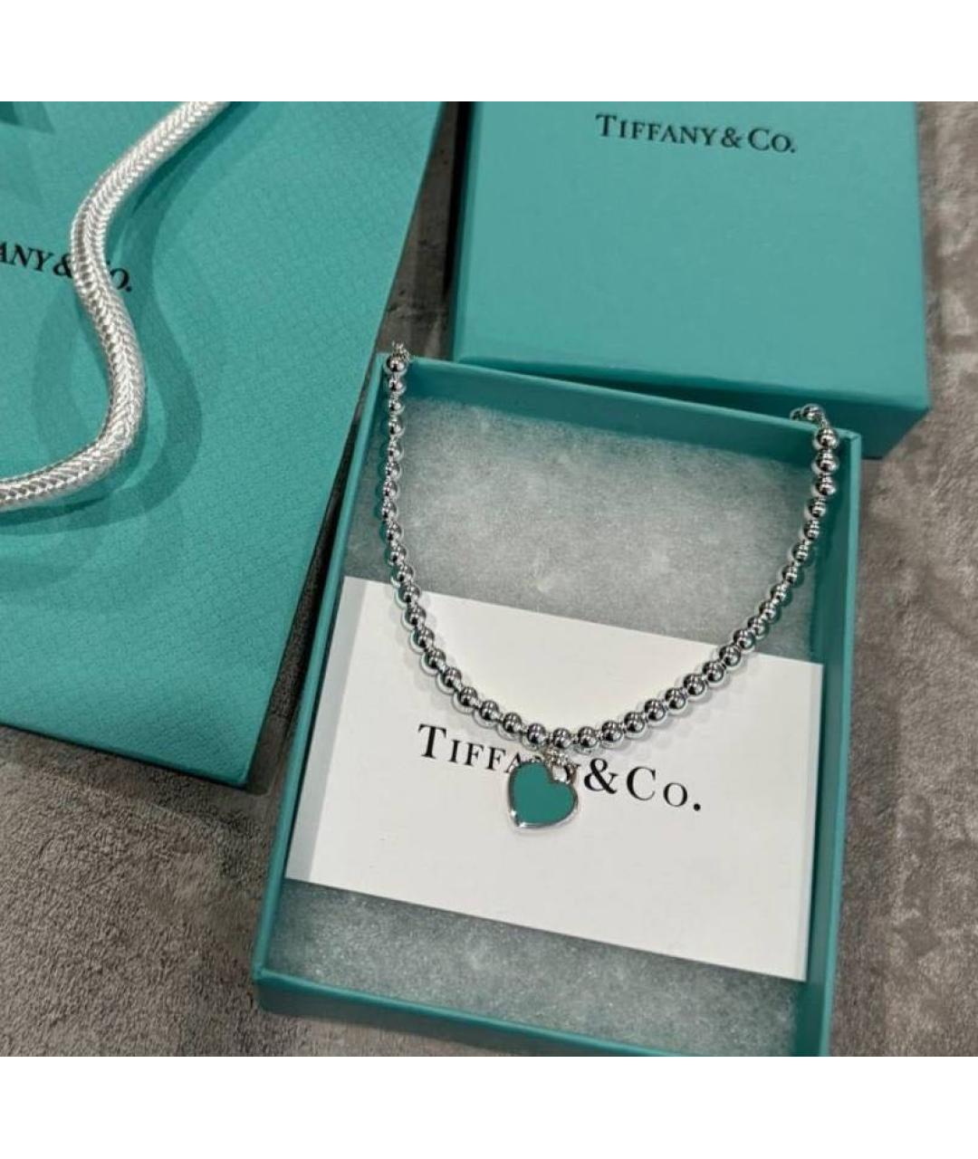 TIFFANY&CO Серебрянный серебряный браслет, фото 2