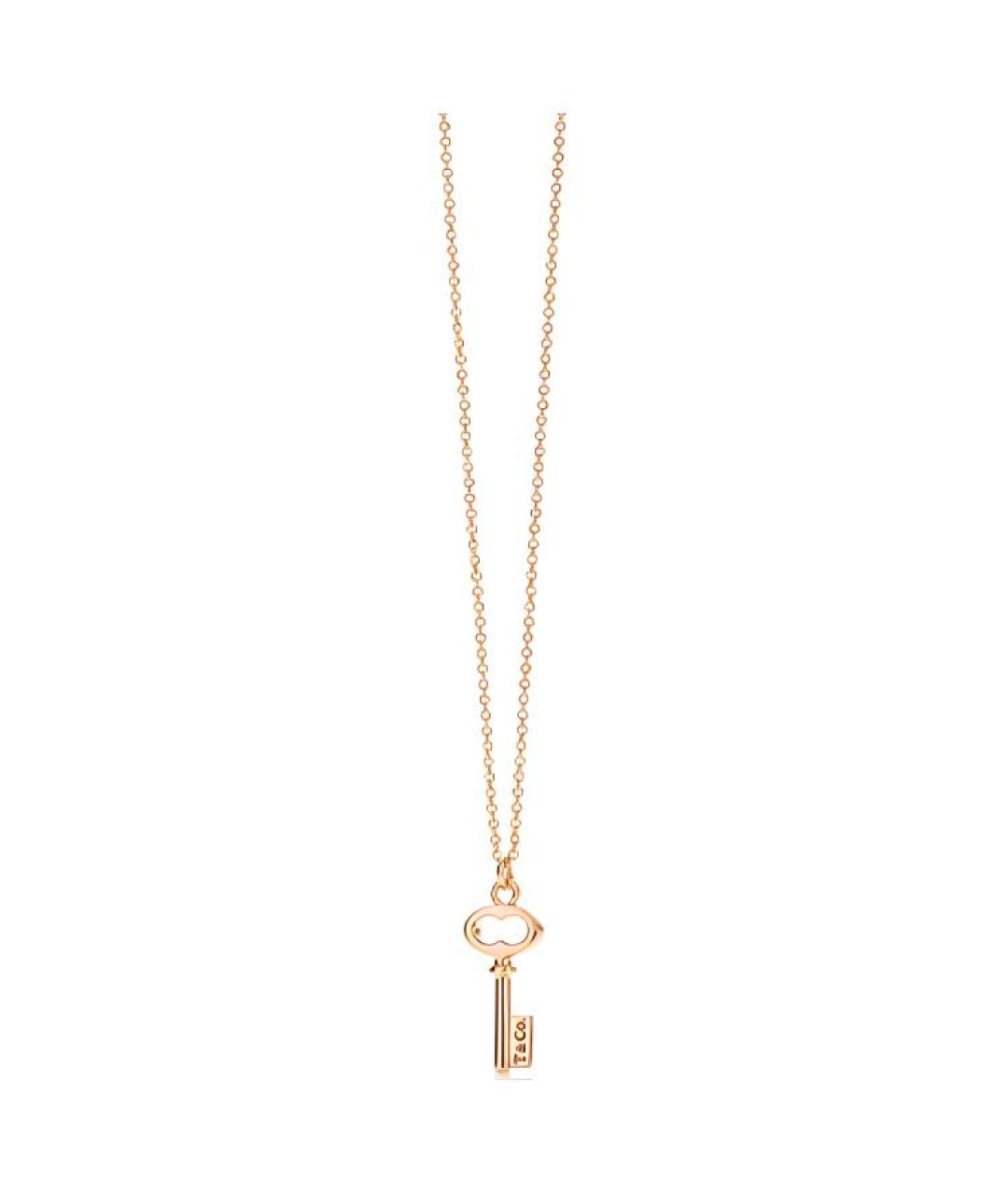 TIFFANY&CO Золотая подвеска из розового золота, фото 2