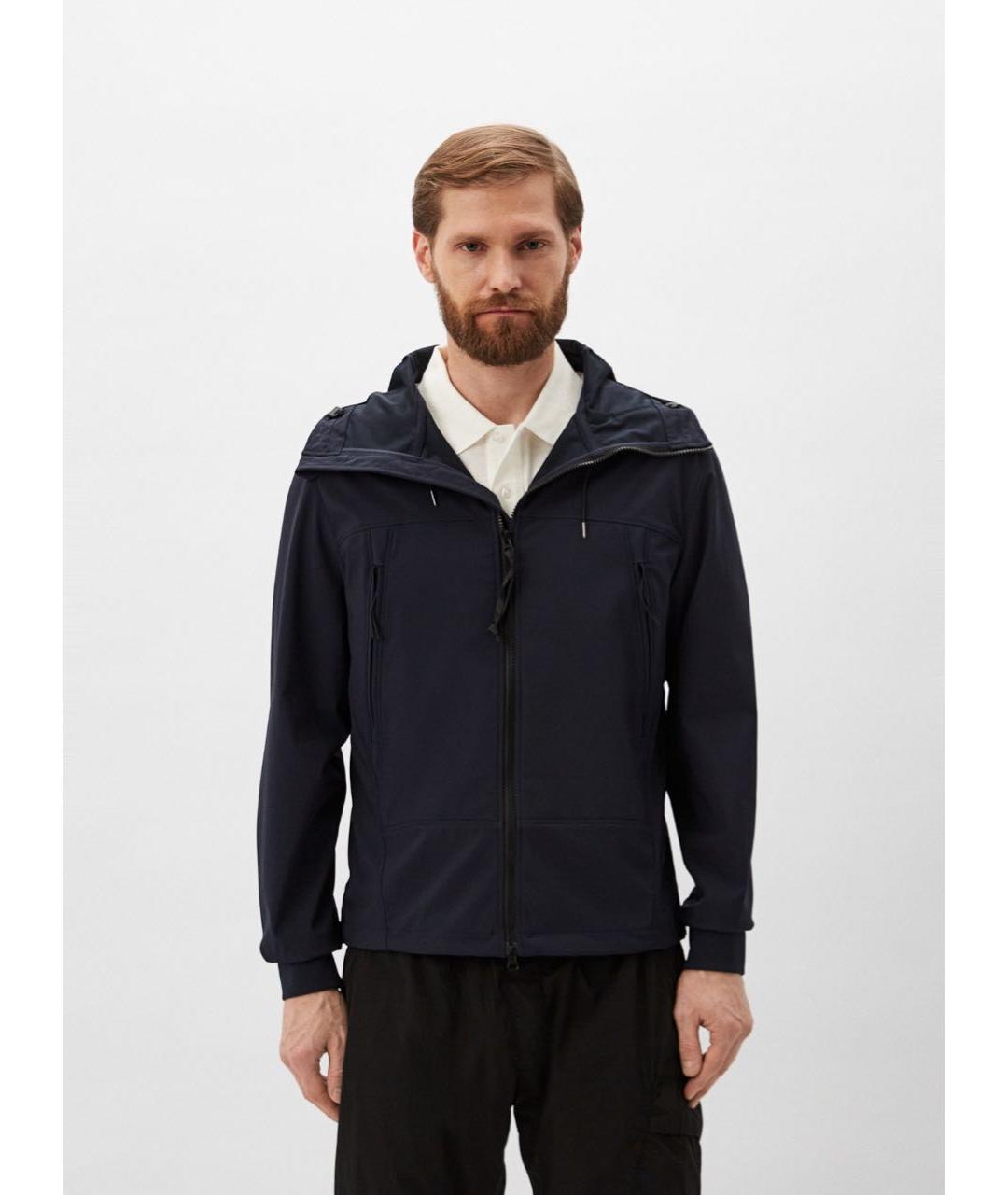 CP COMPANY Синяя полиэстеровая куртка, фото 5