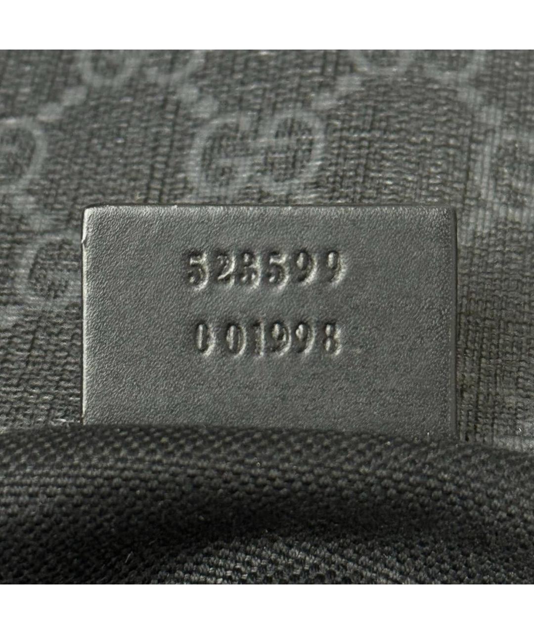 GUCCI Черная сумка на плечо из искусственной кожи, фото 5