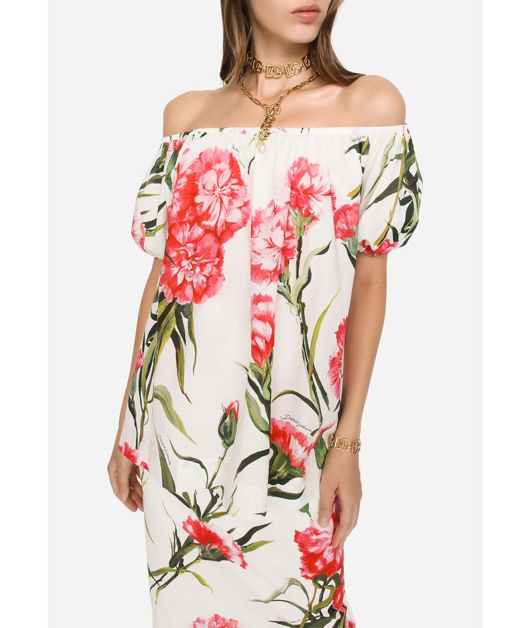 DOLCE&GABBANA Мульти хлопковая блузы, фото 4