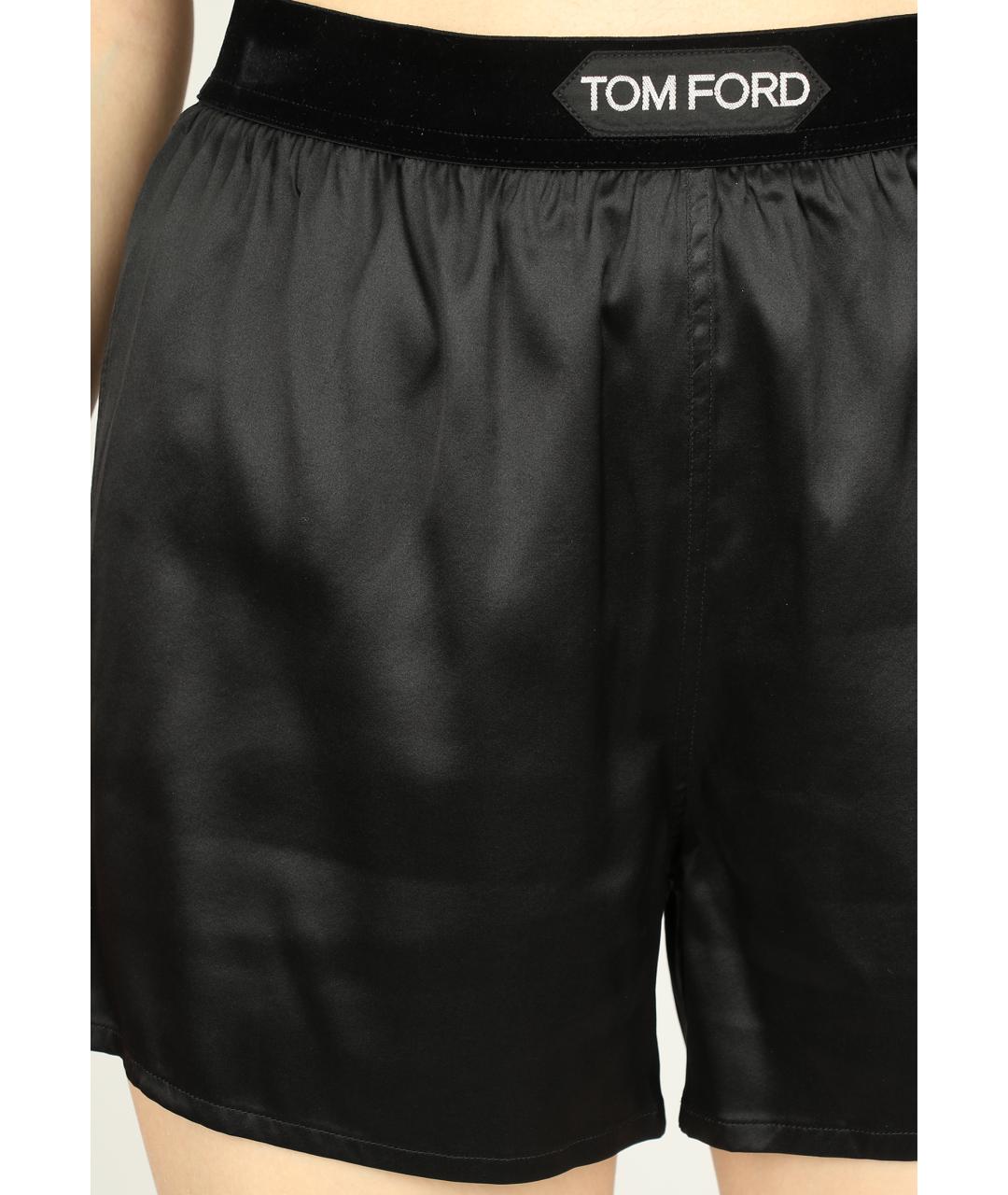 TOM FORD Черные шелковые шорты, фото 4