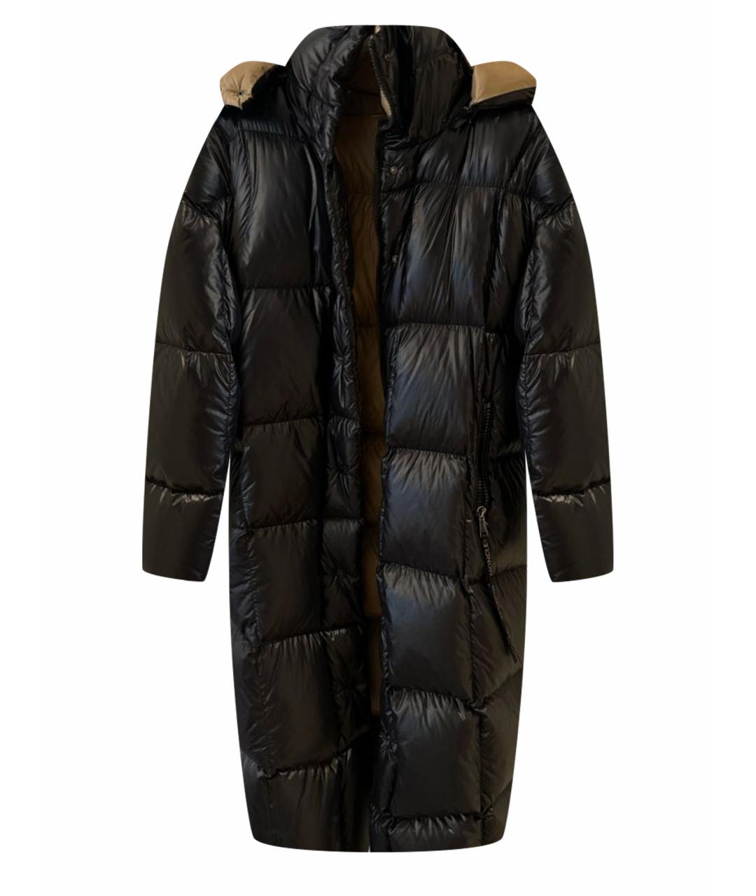 MONCLER Черный пуховик, фото 1