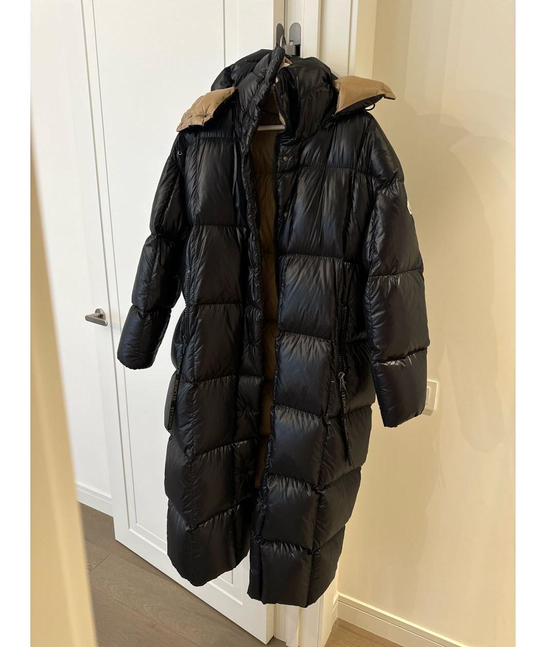 MONCLER Черный пуховик, фото 6