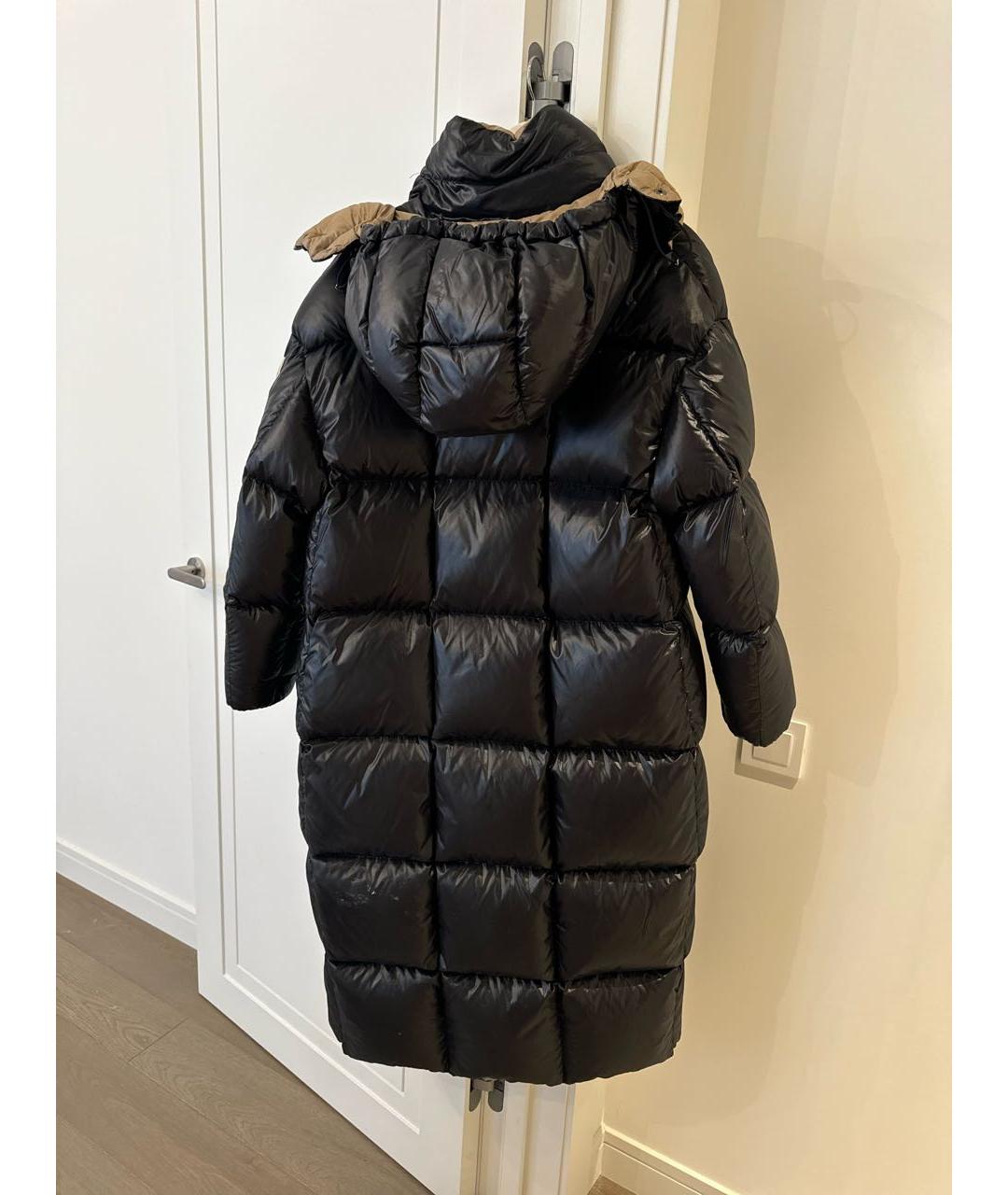 MONCLER Черный пуховик, фото 2