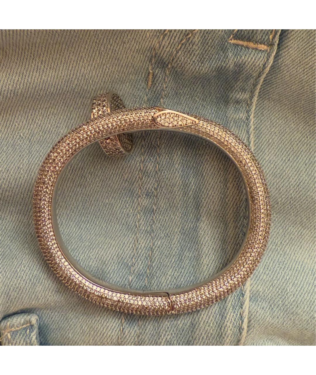 CARTIER Серебрянный браслет из белого золота, фото 2