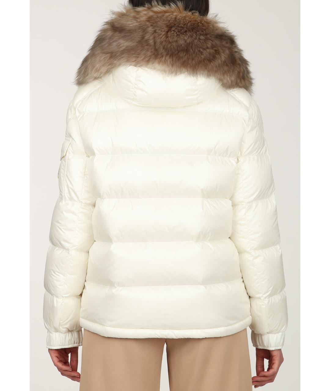 MONCLER Белый пуховик, фото 2