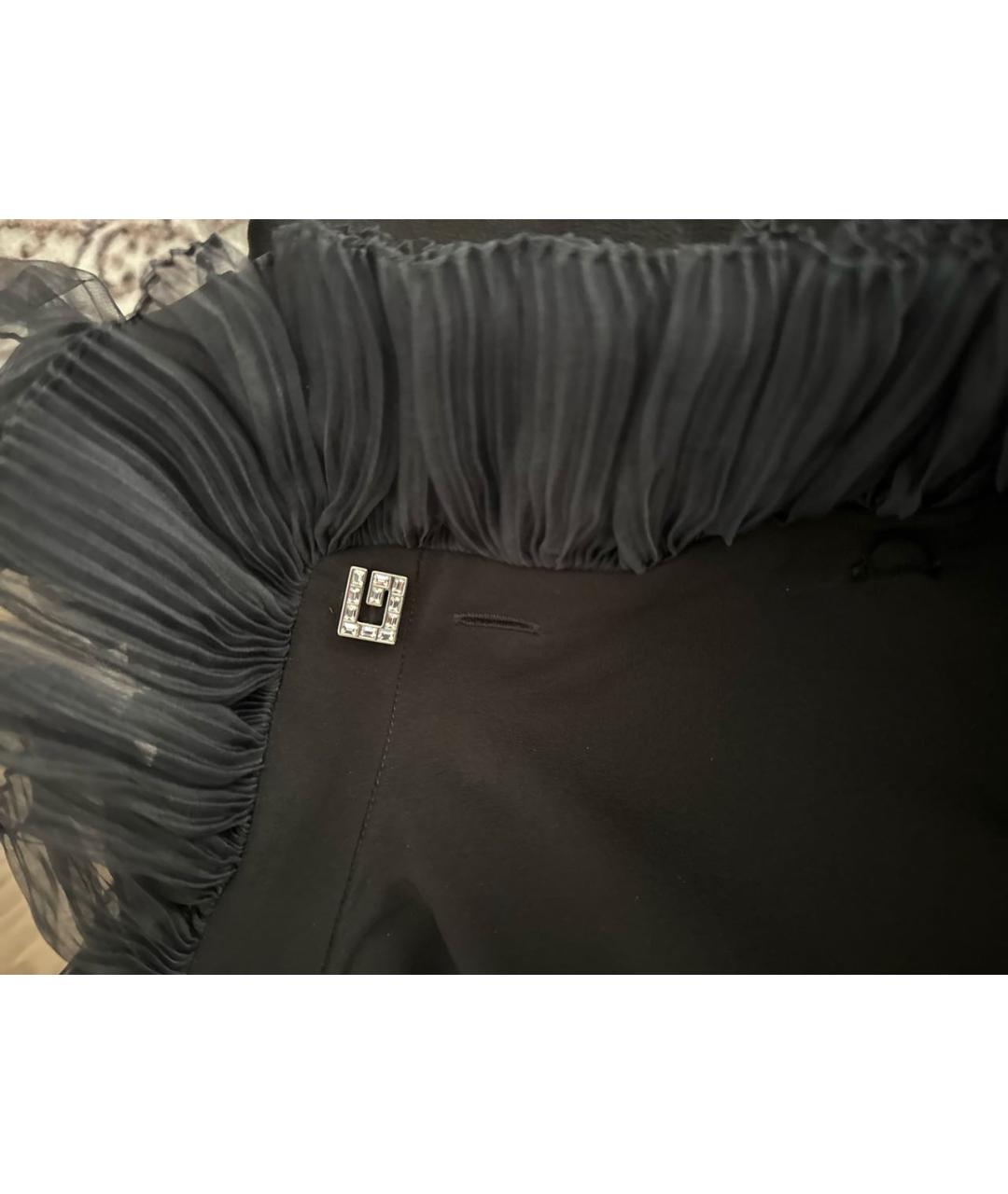 GUCCI Черная шелковая блузы, фото 4