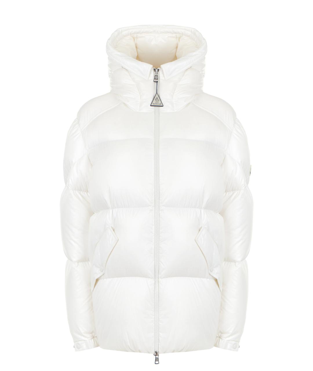 MONCLER Белый пуховик, фото 1