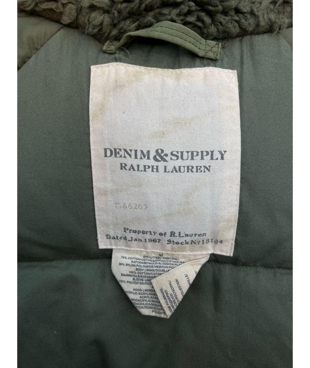 RALPH LAUREN Зеленая деним парка, фото 4