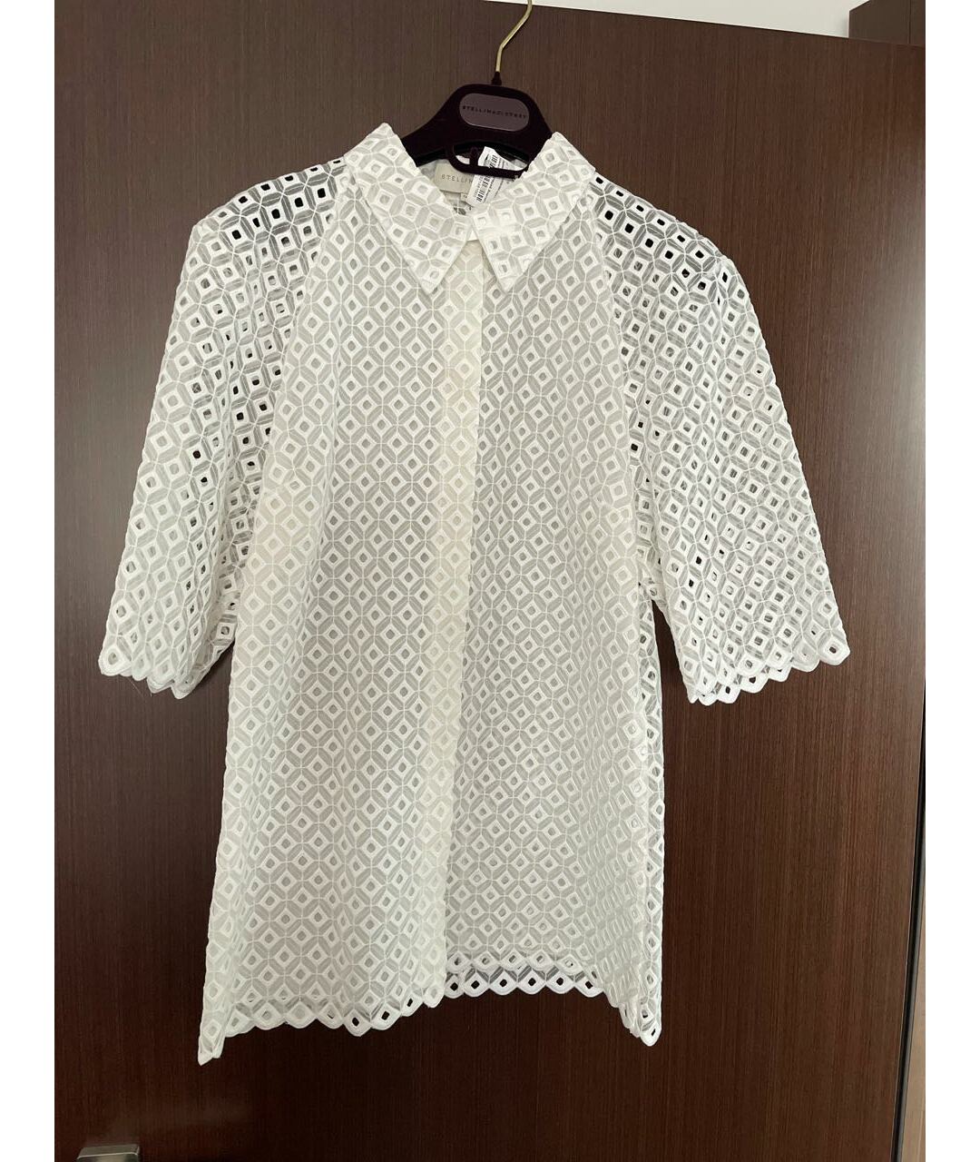 STELLA MCCARTNEY Белый хлопковый костюм с брюками, фото 7