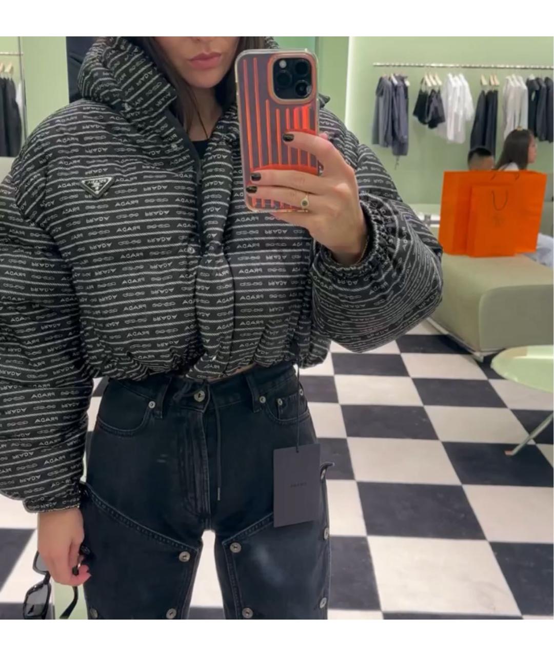 PRADA Черная куртка, фото 5