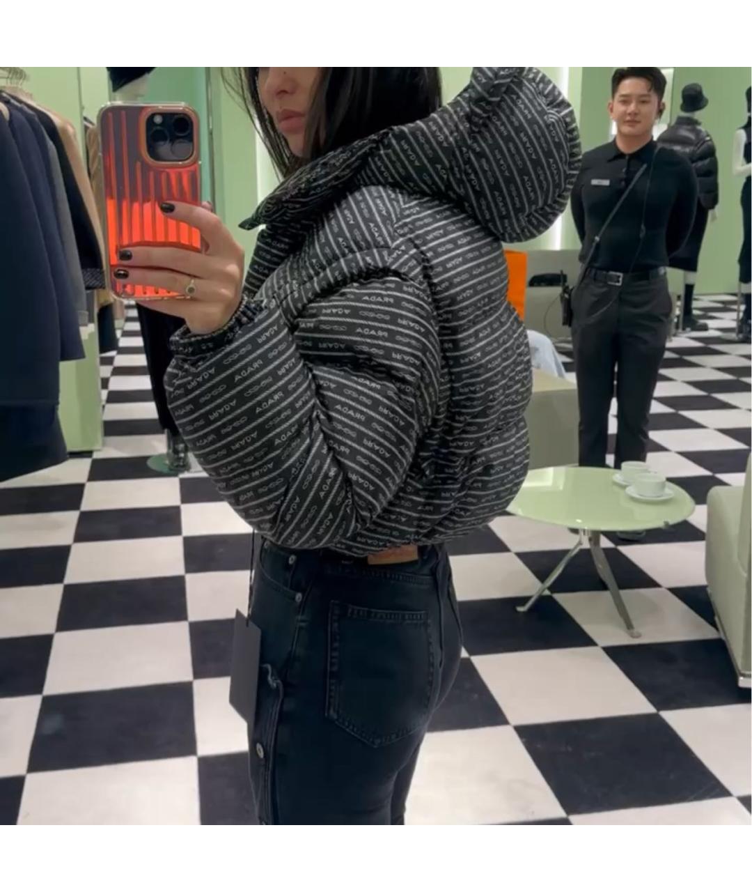 PRADA Черная куртка, фото 6