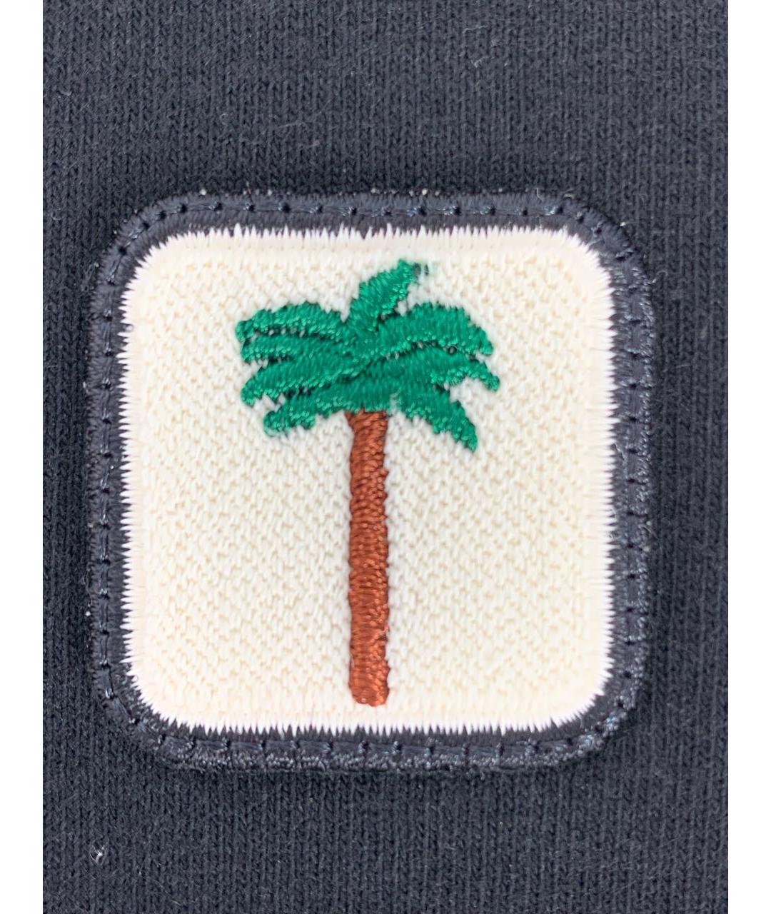 PALM ANGELS Черная хлопковая футболка, фото 4