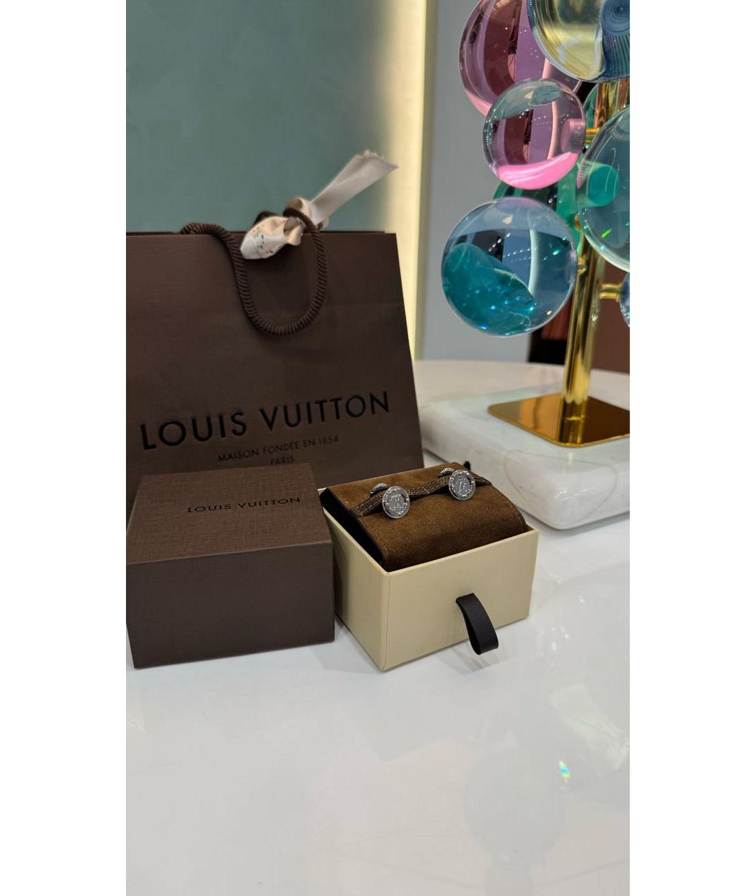 LOUIS VUITTON Серебряные запонки, фото 6