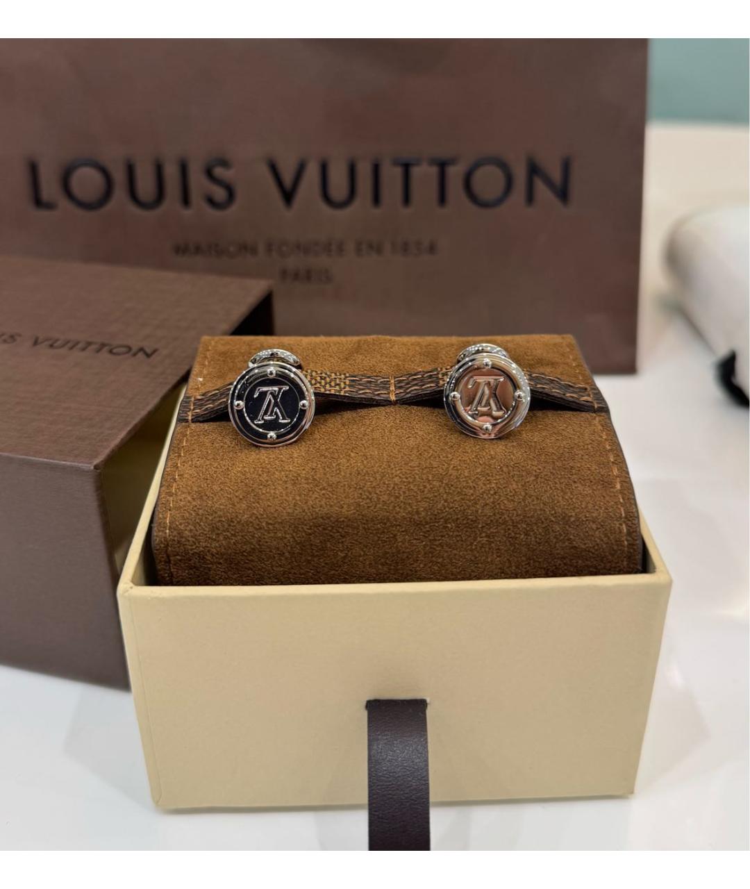 LOUIS VUITTON Серебряные запонки, фото 7